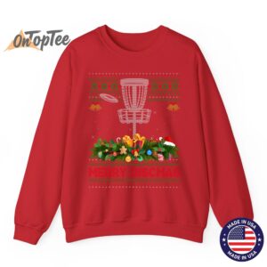Merry Discmas Ugly Disc Golf Christmas Sweatshirt 11 Merry Discmas Ugly Disc Golf Christmas Sweatshirt 12