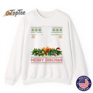 Merry Discmas Ugly Disc Golf Christmas Sweatshirt 12 Merry Discmas Ugly Disc Golf Christmas Sweatshirt 13