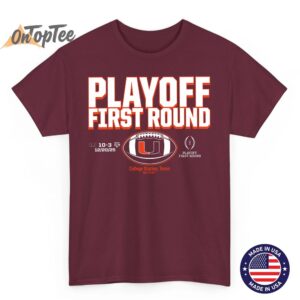 Miami Hurricanes 2025 College Football Playoff First Round T Shirt 05