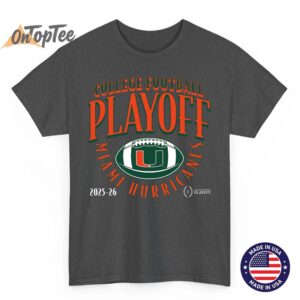 Miami Hurricanes College Football Playoff Curve 2025 T Shirt 02
