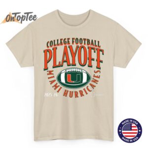 Miami Hurricanes College Football Playoff Curve 2025 T Shirt 03