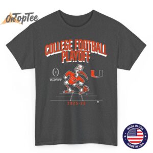 Miami Hurricanes College Football Playoff Mascot 2025 T-Shirt