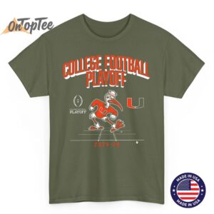 Miami Hurricanes College Football Playoff Mascot 2025 T Shirt 03