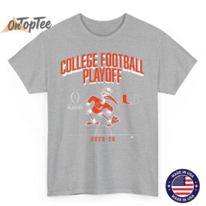 Miami Hurricanes College Football Playoff Mascot 2025 T Shirt 04