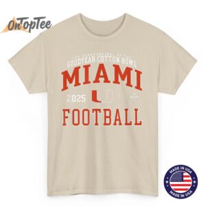 Miami Hurricanes Cotton Bowl 2025 2026 CFP Quarterfinal Icon T Shirt 03