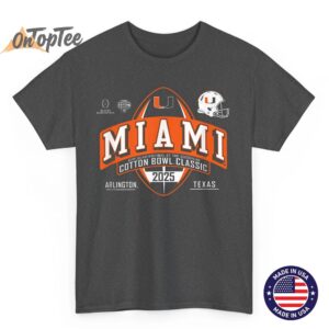 Miami Hurricanes Cotton Bowl Quarterfinal 2025 2026 T Shirt 02