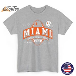 Miami Hurricanes Cotton Bowl Quarterfinal 2025 2026 T Shirt 05