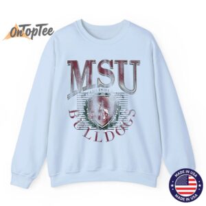Mississippi State Bulldogs Vintage Emblem 90s Sweatshirt 06