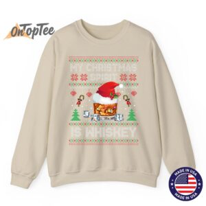 My Christmas Spirit Is Whiskey Ugly Pajamas Sweatshirt