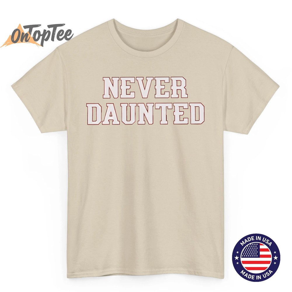 Never Daunted Indiana Football Fan Jersey T-Shirt Never Daunted Indiana Football Fan Jersey T-Shirt