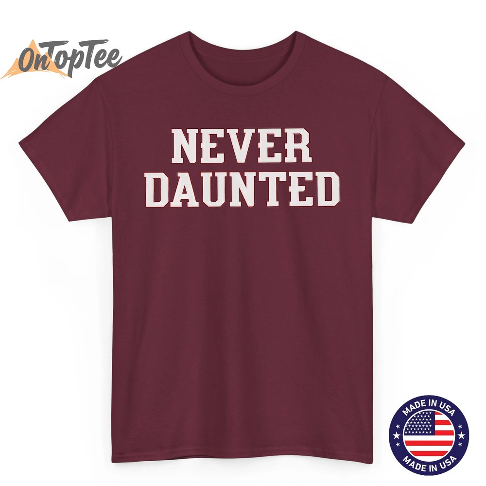Never Daunted Indiana Football Fan Jersey T-Shirt Never Daunted Indiana Football Fan Jersey T-Shirt