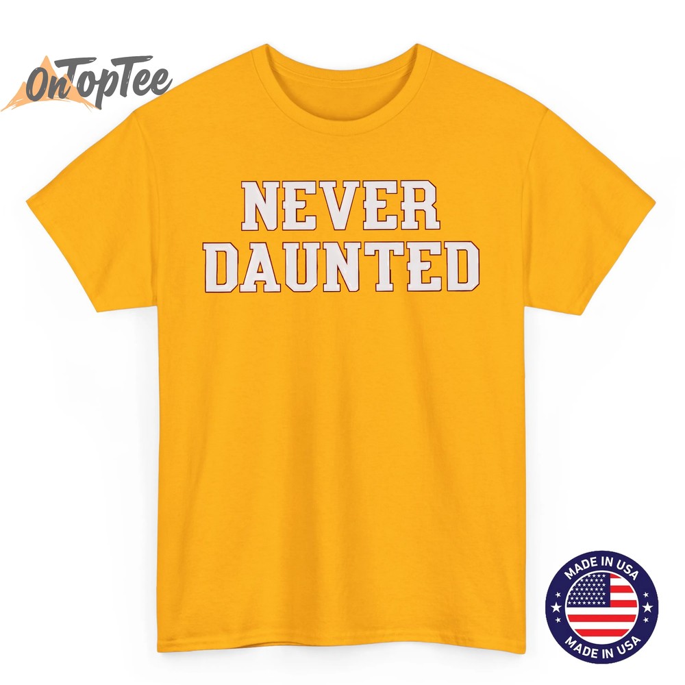 Never Daunted Indiana Football Fan Jersey T-Shirt Never Daunted Indiana Football Fan Jersey T-Shirt