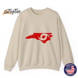 North Carolina Eye of the Hurricane Vintage Sweatshirt 03