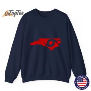 North Carolina Eye of the Hurricane Vintage Sweatshirt 04