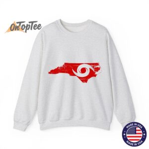 North Carolina Eye of the Hurricane Vintage Sweatshirt 06