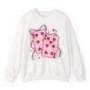 Preppy Cute Goose Coquette Bow Valentine s Day Women Girl Sweatshirt