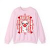 Playing Cards 6 7 of Hearts 67 Six Seven Bow Valentines Day Sweatshirt
