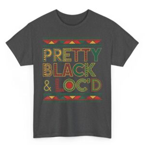 Pretty Black Locd Afro Dope Dreadlocks Melanin Woman Locs T Shirt 02