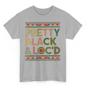 Pretty Black Locd Afro Dope Dreadlocks Melanin Woman Locs T Shirt 03