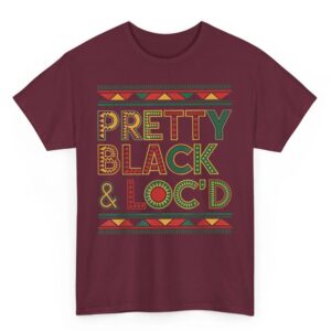 Pretty Black Locd Afro Dope Dreadlocks Melanin Woman Locs T Shirt 04