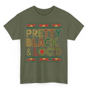 Pretty Black Locd Afro Dope Dreadlocks Melanin Woman Locs T Shirt 05