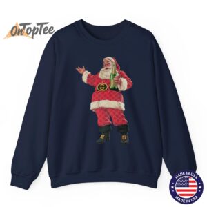 Retro Santa Claus Christmas Drinking Party Sweatshirt 5 Retro Santa Claus Christmas Drinking Party Sweatshirt 06