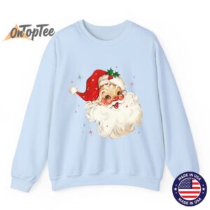 Retro Vintage Santa Christmas Sweatshirt