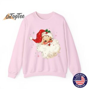 Retro Vintage Santa Christmas Sweatshirt 02