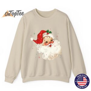 Retro Vintage Santa Christmas Sweatshirt 03