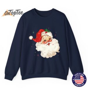 Retro Vintage Santa Christmas Sweatshirt 06