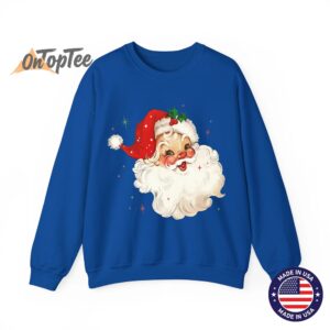 Retro Vintage Santa Christmas Sweatshirt 07