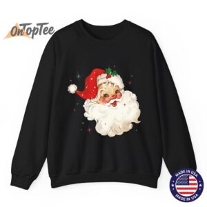 Retro Vintage Santa Christmas Sweatshirt 08