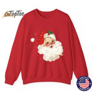 Retro Vintage Santa Christmas Sweatshirt 12