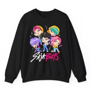 Saja Boys Chibi Band Group Shot Sweatshirt