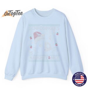 Schrodingers Cat Is Naughty And Nice Christmas Sweatshirt 04