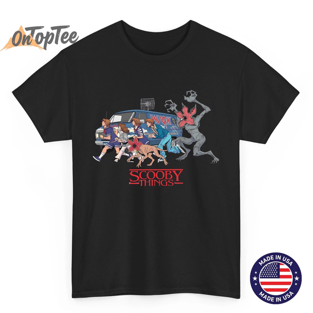 Scooby Things Stranger Things T-Shirt Scooby Things Stranger Things T-Shirt