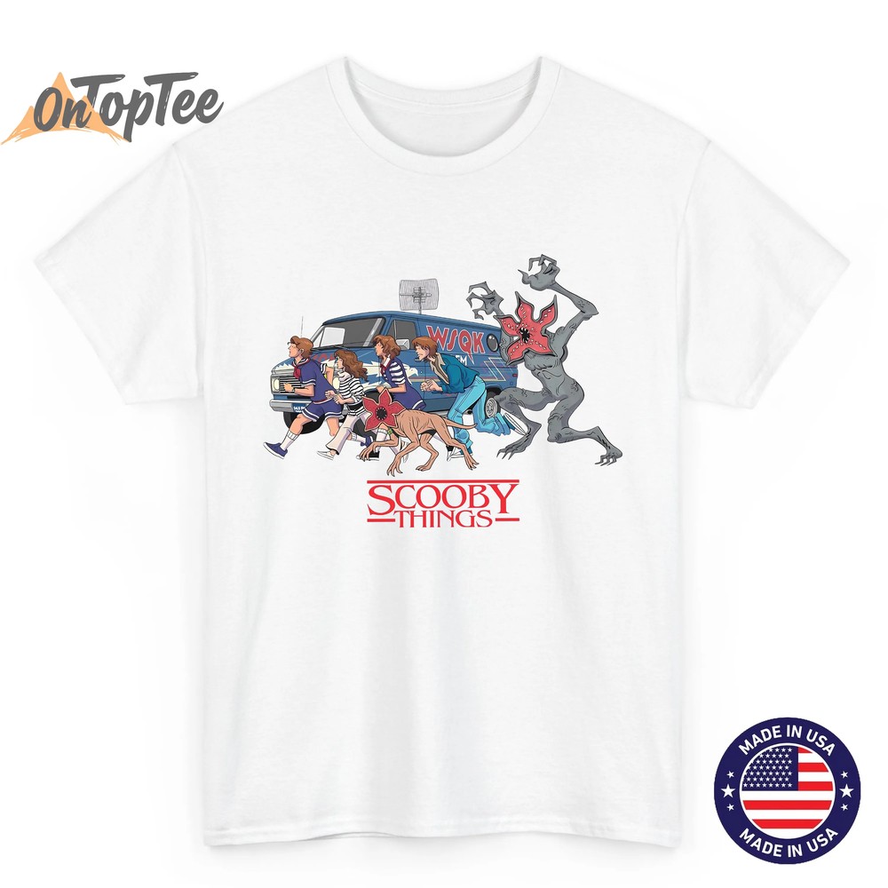 Scooby Things Stranger Things T-Shirt Scooby Things Stranger Things T-Shirt