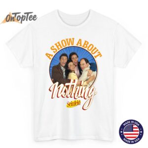 Seinfeld A Show About Nothing Circle Portrait T Shirt 03