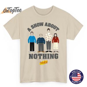 Seinfeld: Group Shot Cartoon Line Up A Show About Nothing T-Shirt