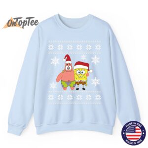SpongeBob and Patrick Best Friends Holiday Graphic Sweatshirt 04