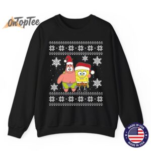 SpongeBob and Patrick Best Friends Holiday Graphic Sweatshirt 07
