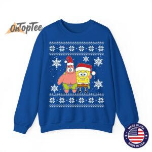 SpongeBob and Patrick Best Friends Holiday Graphic Sweatshirt 10