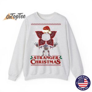 Stranger Christmas Demogorgon Ugly Xmas Sweatshirt 10 Stranger Christmas Demogorgon Ugly Xmas Sweater