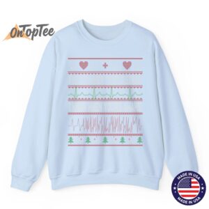 Tachy Nurse Ugly Christmas Doctor Medical Sweatshirt I SEE YOU WHEN YOU’RE S