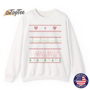 Tachy Nurse Ugly Christmas Doctor Medical Sweatshirt I SEE YOU WHEN YOURE S 13