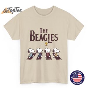 The Snoopy Beagles Abbey Road Parody Shirt Snoopy Dog Lover T Shirt Sweatshirt 02