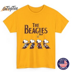 The Snoopy Beagles Abbey Road Parody Shirt Snoopy Dog Lover T Shirt Sweatshirt 05