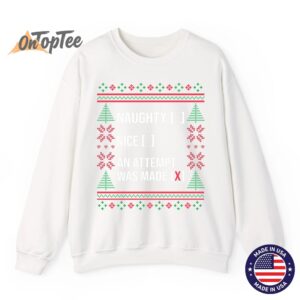 Ugly Christmas Funny Naughty Nice List Checkbox Sweatshirt 10 Ugly Christmas Funny Naughty Nice List Checkbox Sweatshirt 11