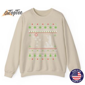 Ugly Christmas Sweatshirt for Duck Hunting Enthusiasts