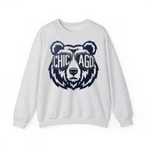 Vintage Chicago Football Bear Crewneck Retro Fan Gift 02